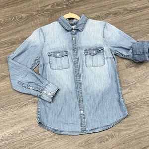 J. Crew Light Blue Denim Shirt XS